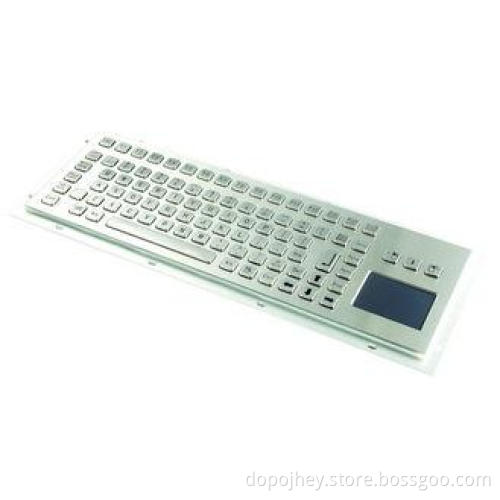 Vandal Proof 90Keys Bank Industrial Metal Keyboard For ATM